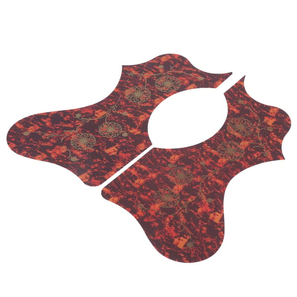 2 st gitarrskydd plast plektrumplatta pack set tillbehör ersättning för akustisk brun