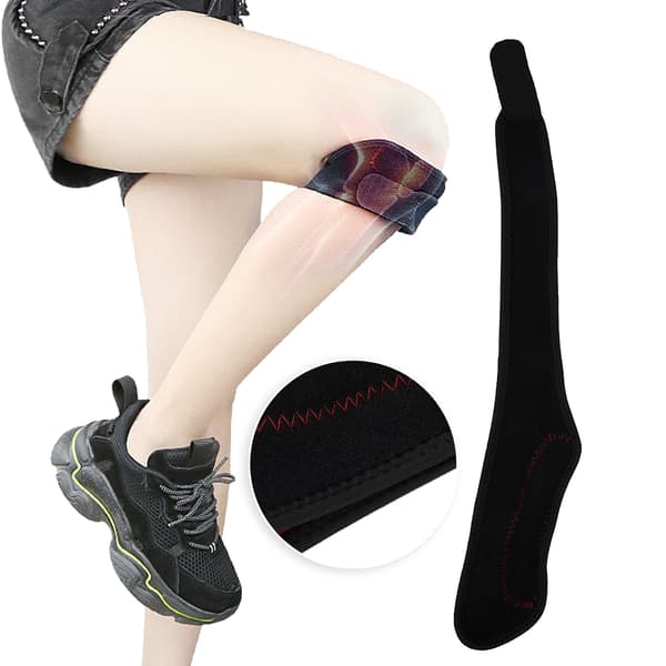 Utomhus Sport Knäskydd Protector Cykling Justerbar Andningsbar Elastisk Patella Rem Wrap