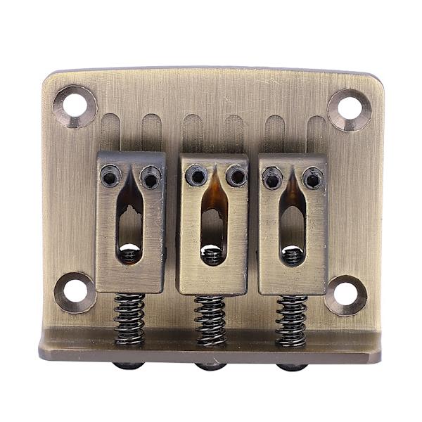 3 Strenger Boks Gitar Bro DIY Strenger Instrument Faste Erstatningsdeler (Bronse)
