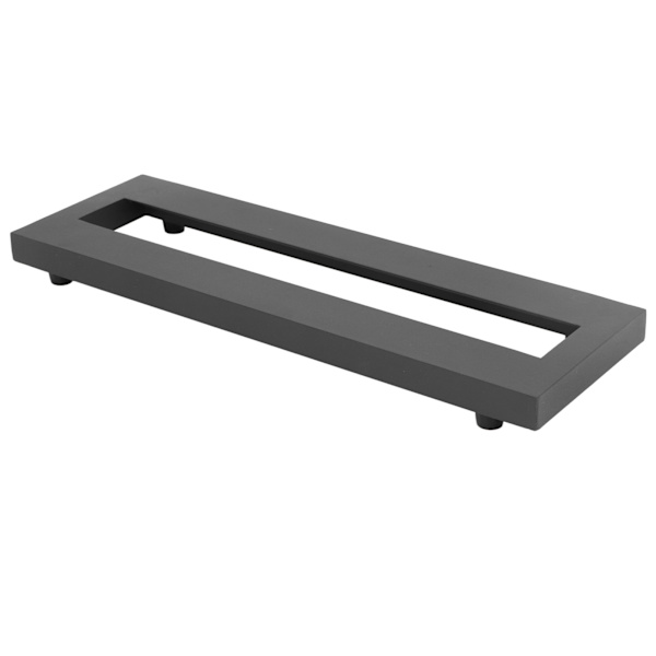 Effektpedalbräda i aluminiumlegering, elgitarrpedalbräda, effektfixeringsfäste med bärväska