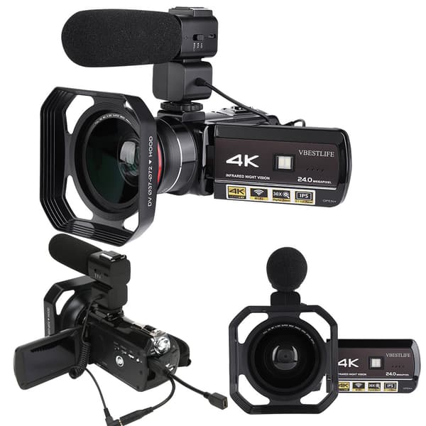 VBESTLIFE AC3-IPS 4K WiFi 3.1” Touch Screen Digital Video Camera