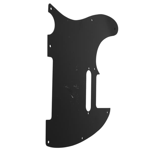 Elektrisk gitarr plektrumskydd Hög styrka Repskyddad aluminiumlegering Front gitarrskyddsplatta Svart