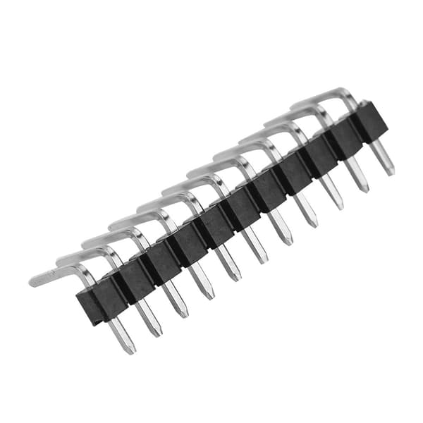 10 stk. 11-bens han single row 2,54 ben stift header stik til guitar pickup