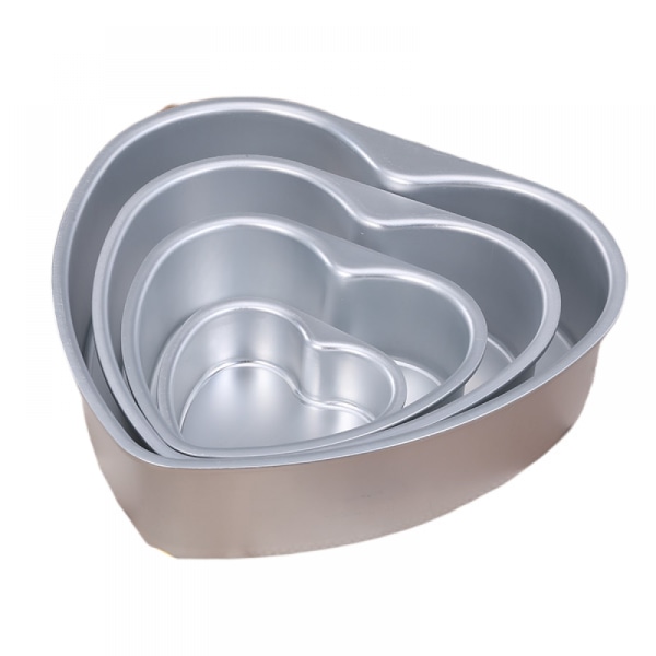 Hjerteformet kjekssett  Biscuit Cutter, Pastry Donut Doughnut Cutter Set/hjerteformet kjeksutstyr Baking
