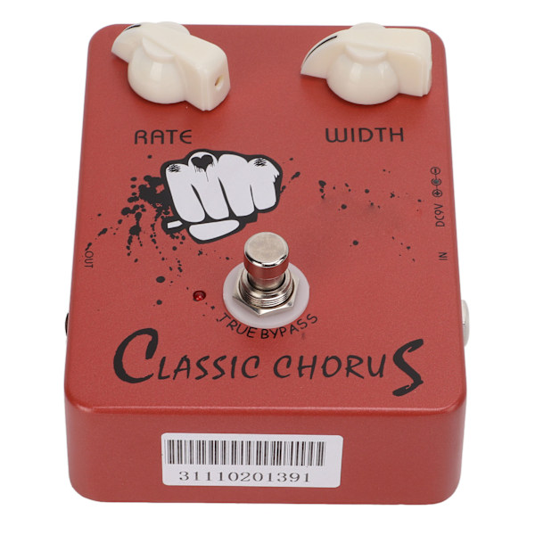 Elektrisk gitarr effektpedal Klassisk chorus True Bypass Justerbart instrumenttillbehör