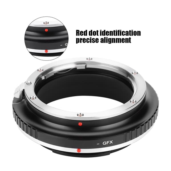 K&F Concept EOS-GFX objektivadapterring til Canon EF-fatning til Fujifilm GFX Full Frame-kamera