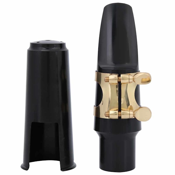 Saxofon munnstykke sett Saxofon deler tilbehør med hodehette og klips (altsaksofon)