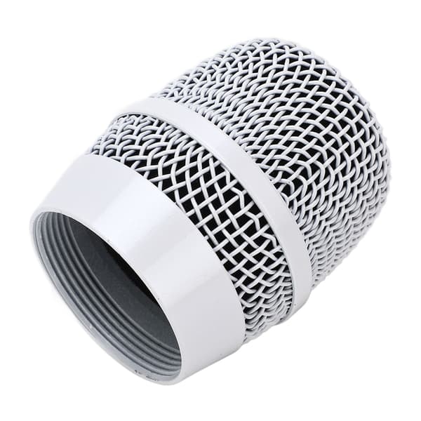 Kulehode Mesh Mikrofon Grille Erstatning Mikrofon Kulehode Mesh Grille for Baier BBS 666 Hvit