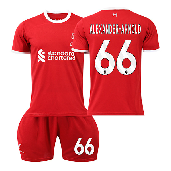2023-2024 Liverpool Børnefodbolddragtsæt - Nr. 66 ALEXANDER-ARNOLD#S No.66ALEXANDER-ARNOLD #S