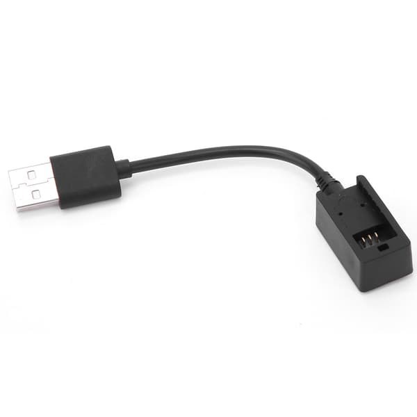 Plastik Sort Smart USB-interface Hurtigopladning Kamera Batteri Opladerkabel Opladertilbehør til DJI OSMO ACTION