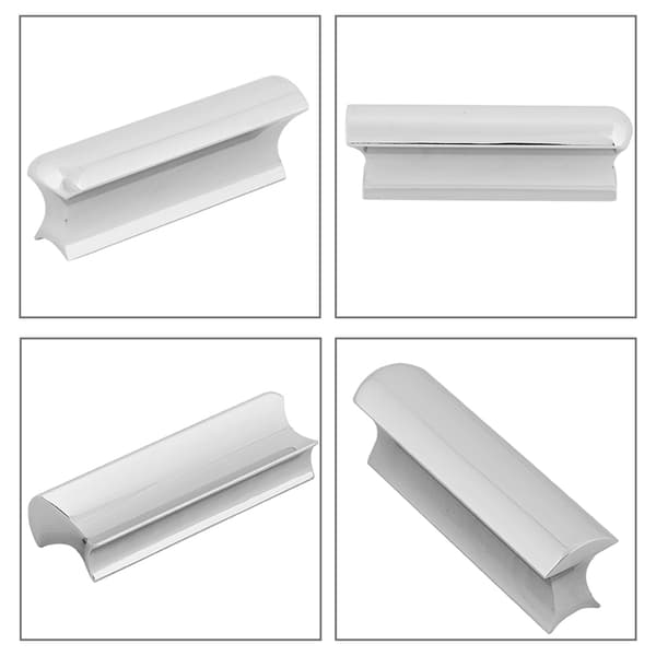 Elektrisk gitarr rostfritt stål slide bar gitarrer strängsliders silver