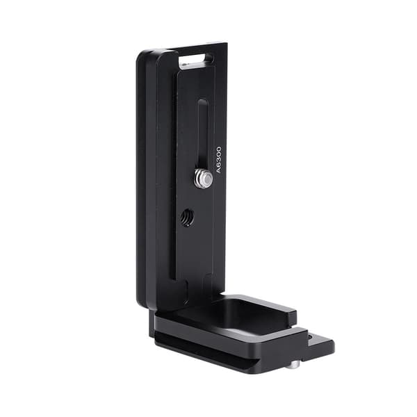 PSL-A6300 L-formad snabbkopplingsplatta i metall för vertikal montering av Sony A6300 A6000 A6500