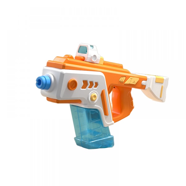 Automatisk sommar elektrisk leksak vattenleksak induktion vattenabsorberande högteknologisk burst vattenspel strand utomhus vattenkamp leksaker (orange)