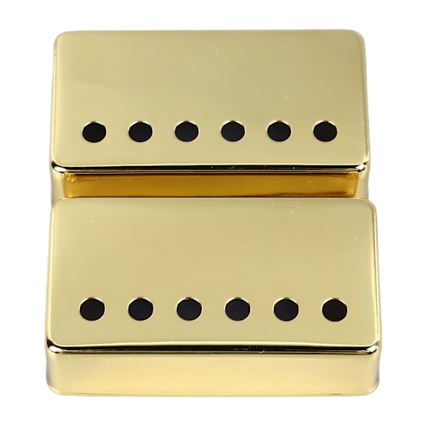 2 st Elgitarr Humbucker Pickup Skal Mässing Professionell Gitarr Pickup Kåpa för LP Guld 52mm 52mm