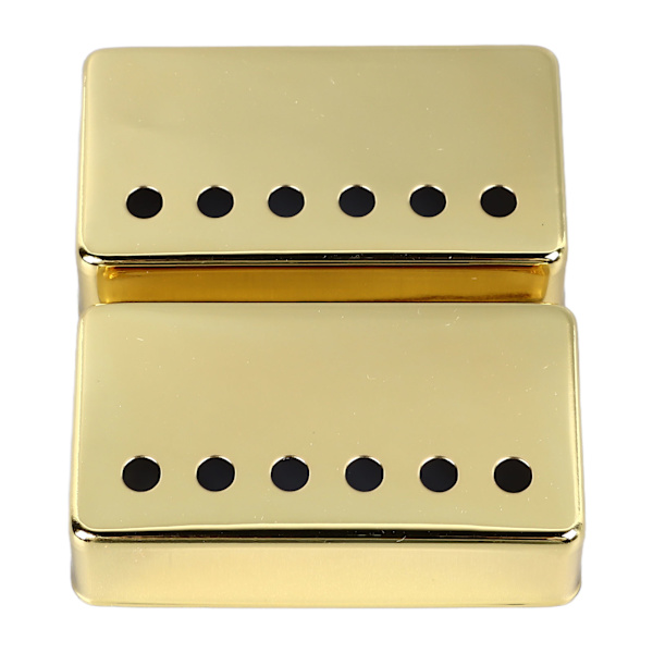 2 stk. Elektrisk gitar Humbucker Pickup Shell Messing Profesjonell Gitar Pickup Deksel for LP Gull 52mm 52mm