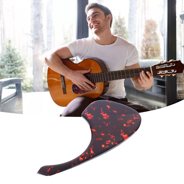 Gitarr plektrumskydd plektrumskyddsplatta celluloid instrumenttillbehör för 38in 39in 40in 41in gitarrer M02889 21cm / 8.27in