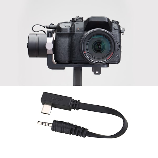 Anslutningskabel för Panasonic/för Zhiyun Crane Crane-M 3-axlig handhållen stabilisator svart