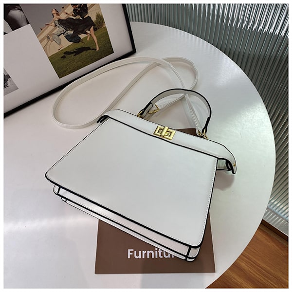 Totevesker for kvinner Satchel Veske Stilig Tote Håndveske Stor Kapasitet Skulderveske Reiseveske Satchel Stropp Lommebok