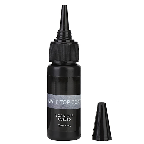 30ml Klar Matt Topplack Gel Långvarig UV Nagelkonstlack Manikyrverktyg