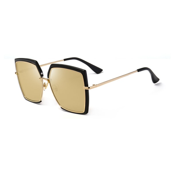 Överdimensionerade solglasögon för kvinnor Square UV400 skydd utomhusglasögon