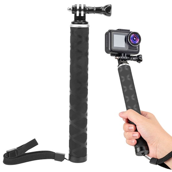 90cm Handhållen Selfie Stick Mini Stativ Adapter Utökningsbar Monopod för Rörelsekamera