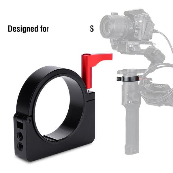 Cold Shoe forlængeradapter ringmontering til DJI Ronin S med 1/4\" & 3/8\" skruer