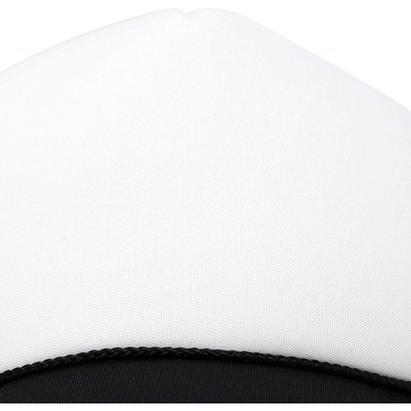 AVEKI To-farget Trucker Hat Sommer Mesh Cap med Justerbar Snapback-stropp