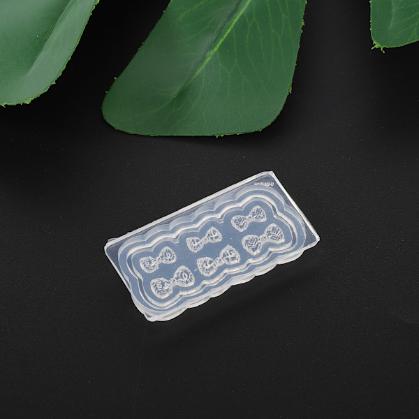 Muodin silikoninen kynsilakkamalli Jousikoristelu DIY 3D Kynsilakkamallit