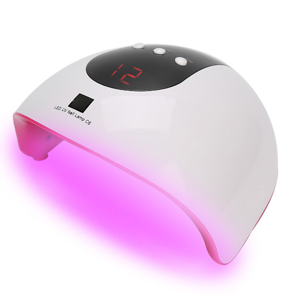 72W LED UV-nagellampa Intelligent Induction Gel Polish Lamp Nail Art Manikyrverktyg US-kontakt 110-240V