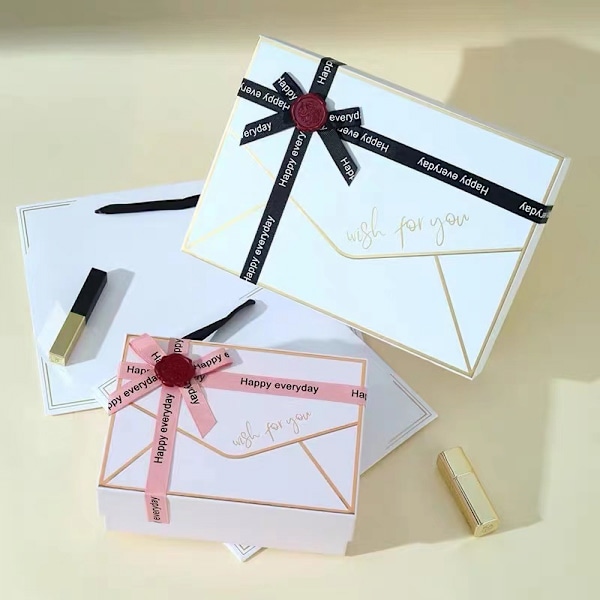 Presentförpackning 7,6x5x3 tum, presentförpackningar med lock, julklappsask för presentförpackning, julklappar födelsedagspresentförpackning