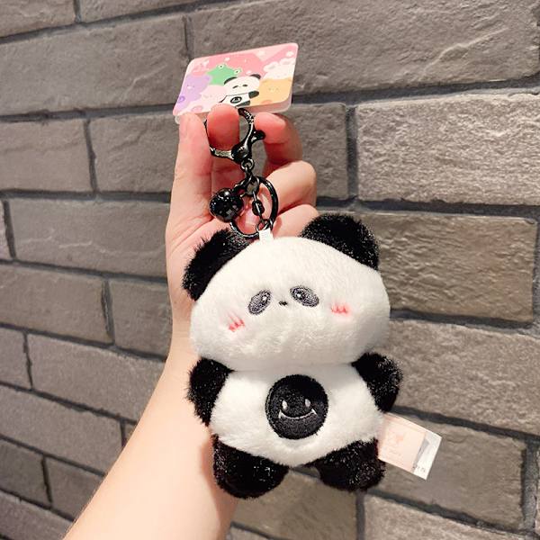 Söt liten docka, parväska hänge, plyschleksak docka nyckelring, docka hänge Plush Cute Animal - Panda