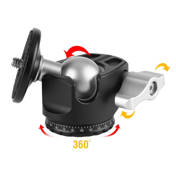 D25 Kuglehoved Mini Kuglehoved Bærbart Gimbal til Stativ Monopod til Kamera