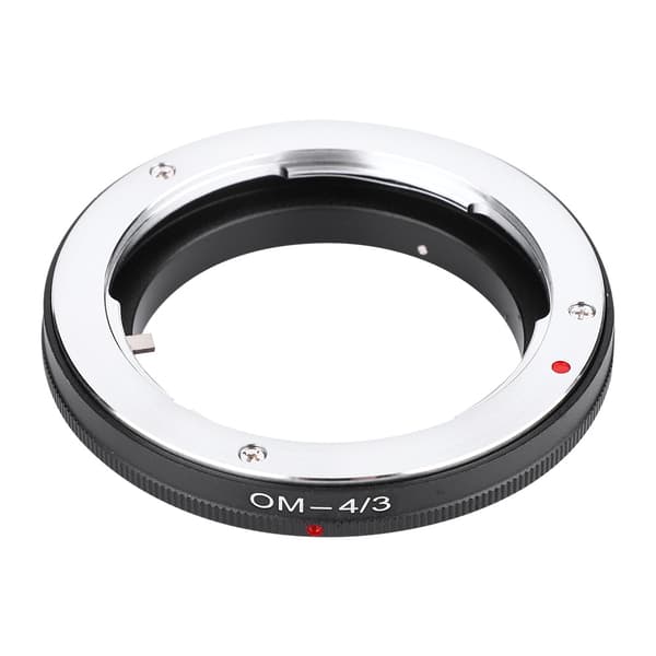 OM-4/3 Metalobjektivadapterring til Olympus OM-objektiv til 4/3-monteringskamera E510 E500 E400