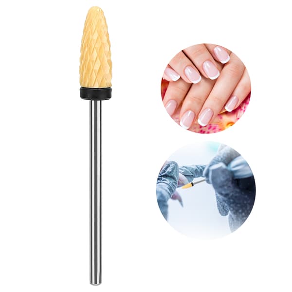 Neglekunstpoleringshode Profesjonell Manikyr Sliping Keramisk Hode Bor Bits024LH