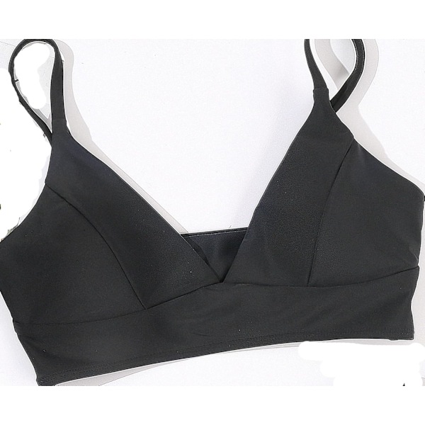 Svart push-up bikini i två delar för kvinnor Black XL