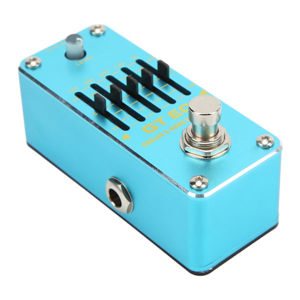 Elektrisk gitarr equalizer GT EQ Analog 5 band singel True Bypass instrument tillbehör