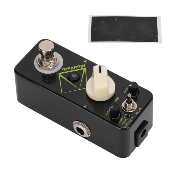 Modulation Reverb Pedal Elektrisk Guitar Single Block Effector 3 Modes Metal Shell DC9V