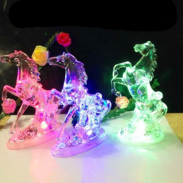 LED Luminescerende Lys, Lysende Nattlys, Blinkende LED Luminescerende Leker