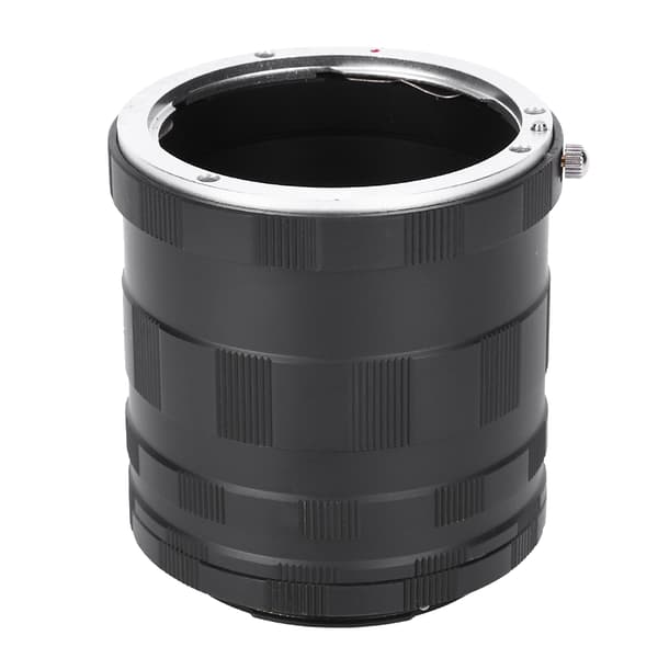 Professionel Metal Sort Nærbillede Linsering Makrofotografering Forlængeradapterrør til Canon Spejlløst Kamera