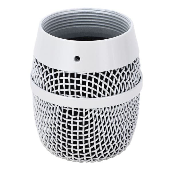 Kulehode Mesh Mikrofon Grille Erstatning Mikrofon Kulehode Mesh Grille for Baier BBS 666 Hvit