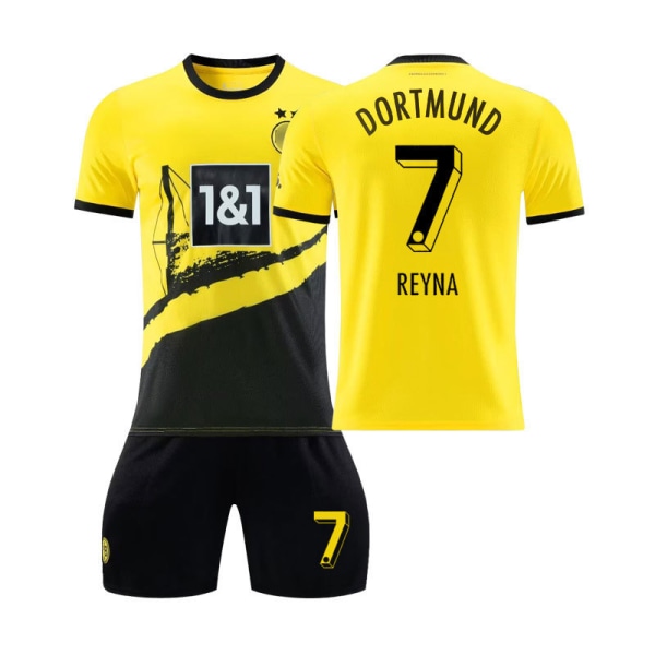 23/24 Dortmund Hemma Barnfotbollströja Set 7 REYNA barnstorlekar22