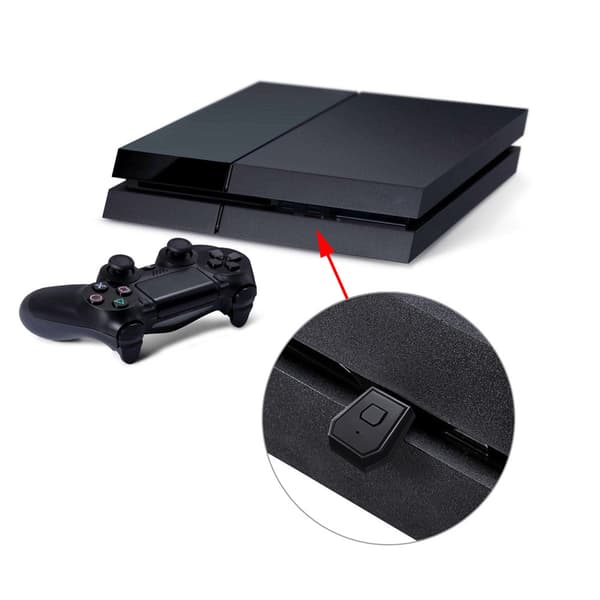 Trådlös adapter för PS4 Bluetooth, Gamepad spelkontroll konsol hörlurar USB-dongel