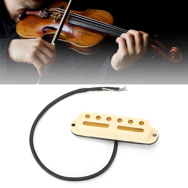 Elektrisk guitar pickup 4-core kabel single coil til TL/Gibson/Stratocaster tilbehør gul