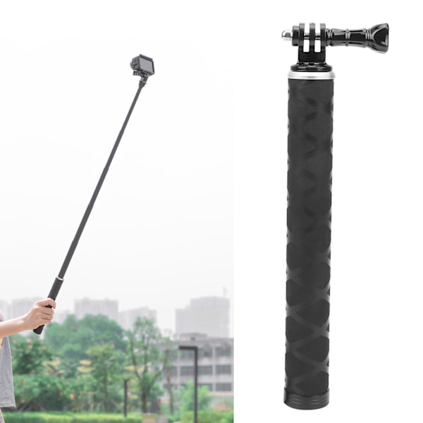 90cm Handhållen Selfie Stick Mini Stativ Adapter Utökningsbar Monopod för Rörelsekamera