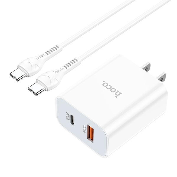 hoco. C97 ny PD20W+QC3.0 laddare för iPhone13 mobiltelefon snabbladdningshuvudset