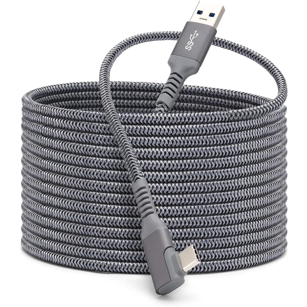 Link Cable Compatible for Oculus Quest 2 16ft, Fast Charing & PC Data Transfer USB C 3.2 Gen1 Cable for VR Headset and Gaming PC