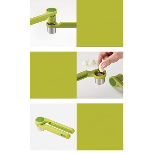 Helix Garlic Press - Grön