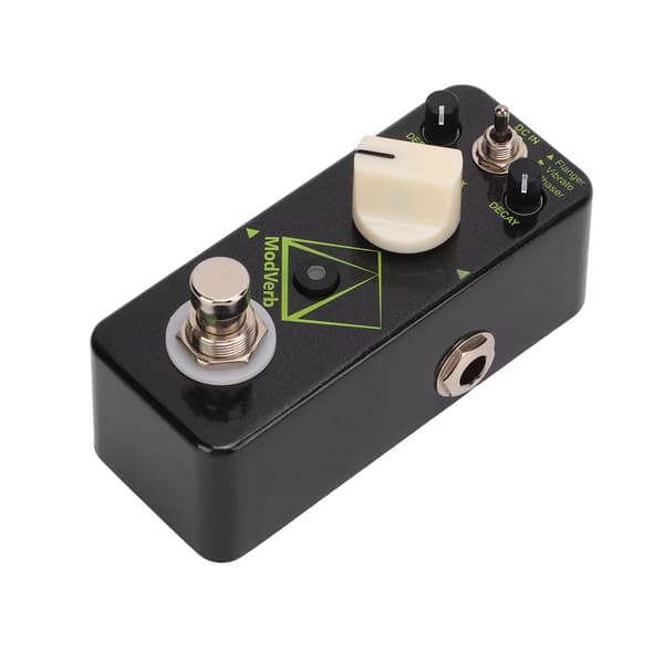 Modulation Reverb Pedal Elektrisk Guitar Single Block Effector 3 Modes Metal Shell DC9V