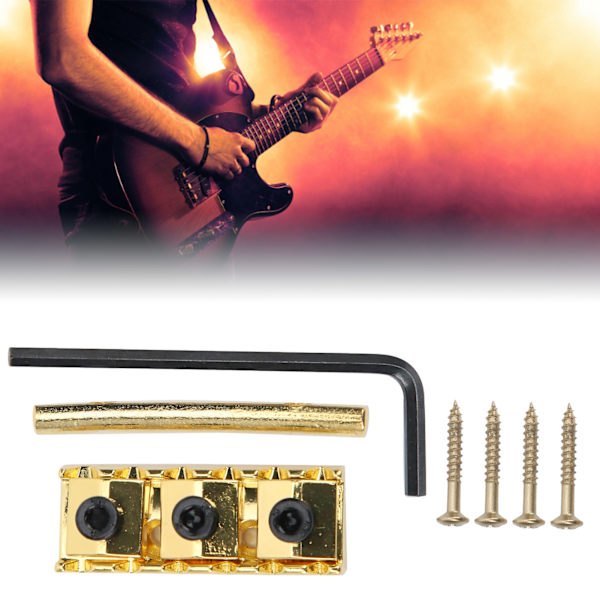 42mm/1,7 tum gitarrstränglås med bultar insexnyckelsats för Floyd Rose elgitarr