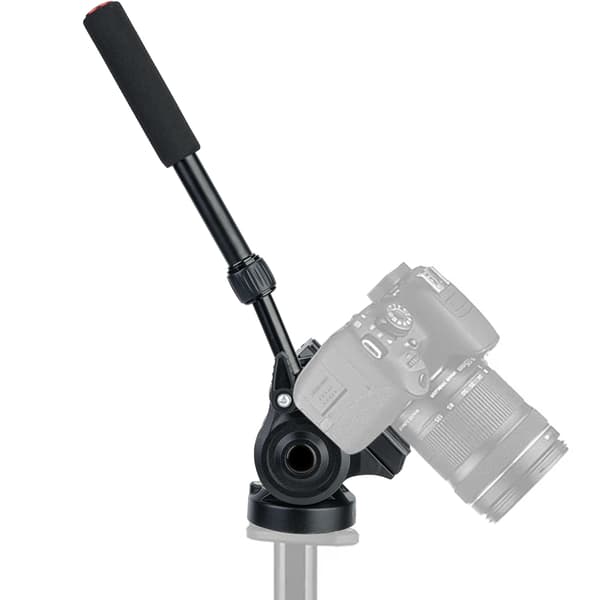 Kamera Camcorder Stativhoved Væske Træk Pan/Tilt Hoved med Quick Release Plade
